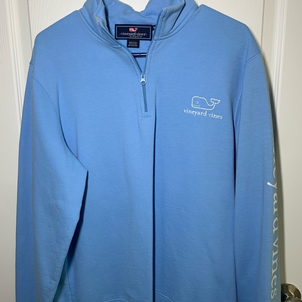 Vineyard Vines Lettered 1/4 Zip Pullover